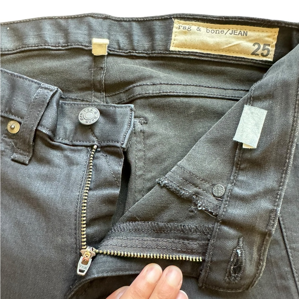 Rag & Bone‎ The Legging Winter Casual Mid Rise Chic Skinny Jean in Midnight - Picture 8 of 13